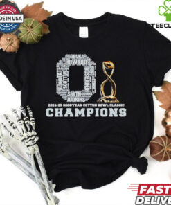 2024 25 Goodyear Cotton Bowl Classic Champions Ohio State Buckeyes trophy shirt