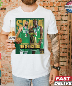 2024 25 NBA Preview SLAM Derrick White And Jrue Holiday Boston Celtics The X Factors Poster t shirt