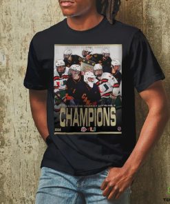 2024 AAU College Hockey Division 3 Champions Are University Of Miami Hurricanes Wall shirt