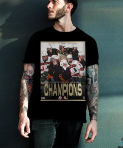 2024 AAU College Hockey Division 3 Champions Are University Of Miami Hurricanes Wall shirt