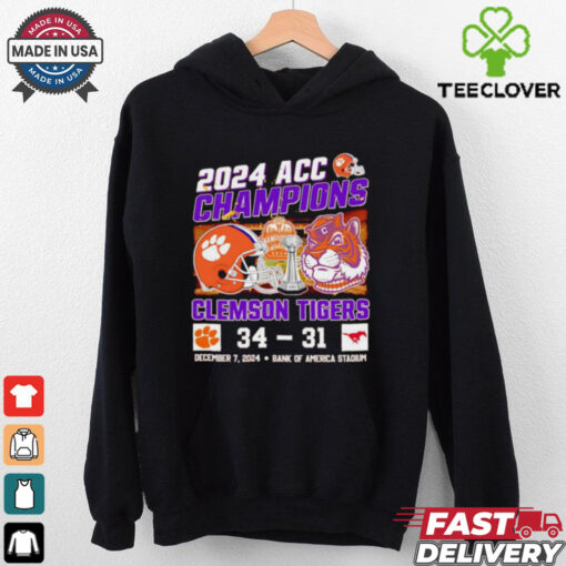 2024 ACC Champions Clemson Tigers 34 31 SMU Mustangs shirt