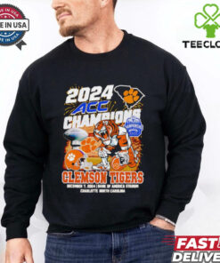 2024 ACC Champions Clemson Tigers football mascot shirt