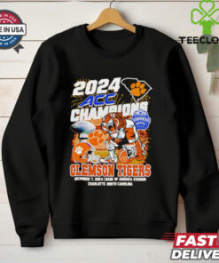 2024 ACC Champions Clemson Tigers football mascot shirt
