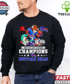 2024 AFC East Division Champions Buffalo Bills Mascot Graphic shirt