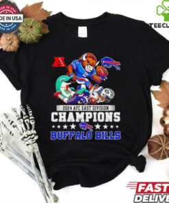 2024 AFC East Division Champions Buffalo Bills Mascot Graphic shirt
