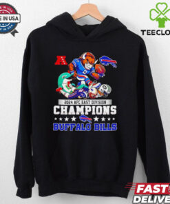 2024 AFC East Division Champions Buffalo Bills Mascot Graphic shirt