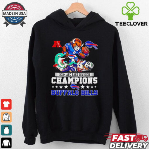 2024 AFC East Division Champions Buffalo Bills Mascot Graphic shirt