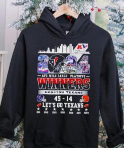 2024 AFC Wild Card Playoffs Winners Houston Texans let’s go Texans shirt