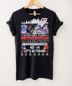 2024 AFC Wild Card Playoffs Winners Houston Texans let’s go Texans hoodie, sweater, longsleeve, shirt v-neck, t-shirt