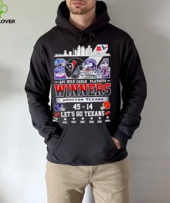 2024 AFC Wild Card Playoffs Winners Houston Texans let’s go Texans hoodie, sweater, longsleeve, shirt v-neck, t-shirt