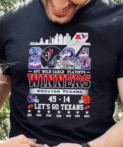 2024 AFC Wild Card Playoffs Winners Houston Texans let’s go Texans hoodie, sweater, longsleeve, shirt v-neck, t-shirt