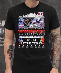 2024 AFC Wild Card Playoffs Winners Houston Texans let’s go Texans hoodie, sweater, longsleeve, shirt v-neck, t-shirt