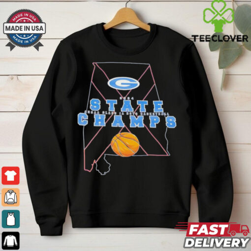 2024 AHSAA Class 1A Boys Basketball State Champs shirt