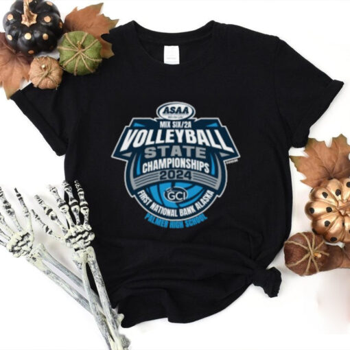 2024 (ASAA) First National Bank Alaska Mix Six 2A Volleyball State Championships Shirt