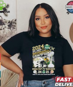2024 Aer Lingus College Football Classic Champions Georgia Tech And Yellow Jackets Shirt