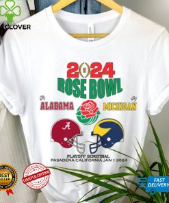 2024 Alabama And Michigan rose bowl graphic 2024 T Shirt