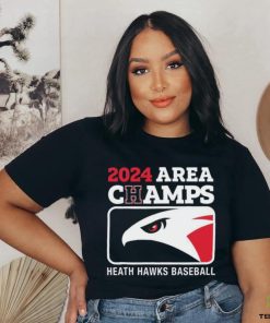 2024 Area Champs Heath hawks Baseball Shirt