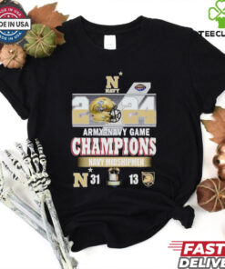 2024 Army Navy Game Champions Navy Midshipmen shirt