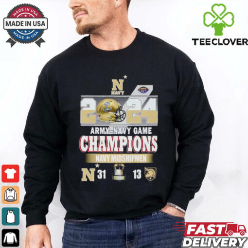 2024 Army Navy Game Champions Navy Midshipmen shirt