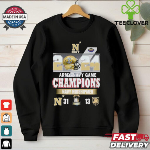 2024 Army Navy Game Champions Navy Midshipmen shirt