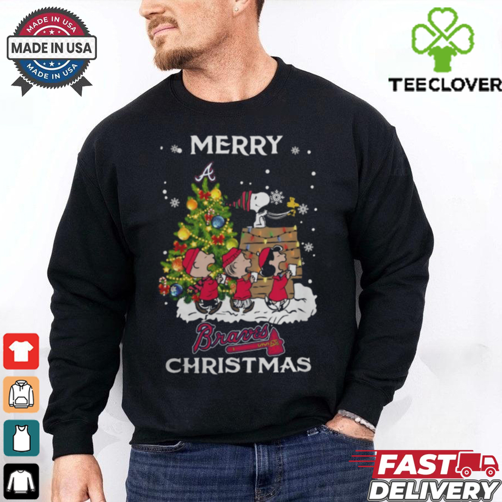 2024 Atlanta Braves Snoopy And Friends Merry Christmas Shirt 2024 Atlanta Braves Snoopy And Friends Merry Christmas Shirt