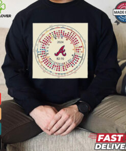 2024 Atlanta Braves are MLB 82 70 BravesCountry and HeadToHead t shirt
