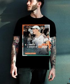 2024 Australian Open Champion Is Jannik Sinner 1st Grand Slam Final And 1st Grand Slam Title shirt