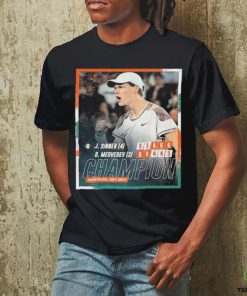 2024 Australian Open Champion Is Jannik Sinner 1st Grand Slam Final And 1st Grand Slam Title hoodie, sweater, longsleeve, shirt v-neck, t-shirt