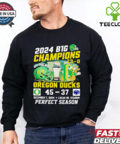 2024 B1G Champions 13 0 Oregon Ducks 45 37 Penn State Nittany Lions shirt