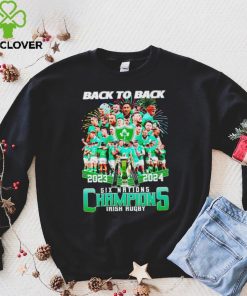 2024 Back To Back Six Nations Champions Irish Rugby shirt
