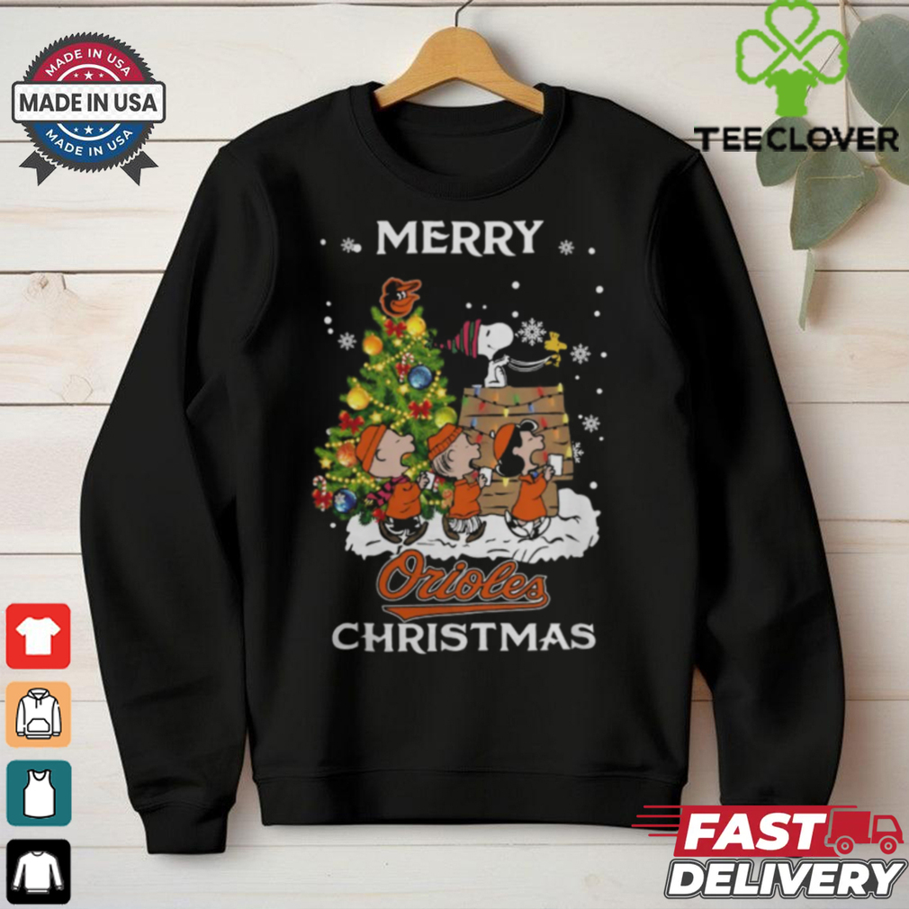 2024 Baltimore Orioles Snoopy And Friends Merry Christmas Shirt 2024 Baltimore Orioles Snoopy And Friends Merry Christmas Shirt