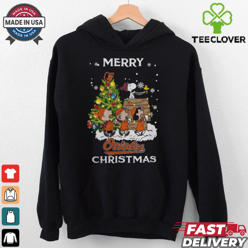 2024 Baltimore Orioles Snoopy And Friends Merry Christmas Shirt 2024 Baltimore Orioles Snoopy And Friends Merry Christmas Shirt