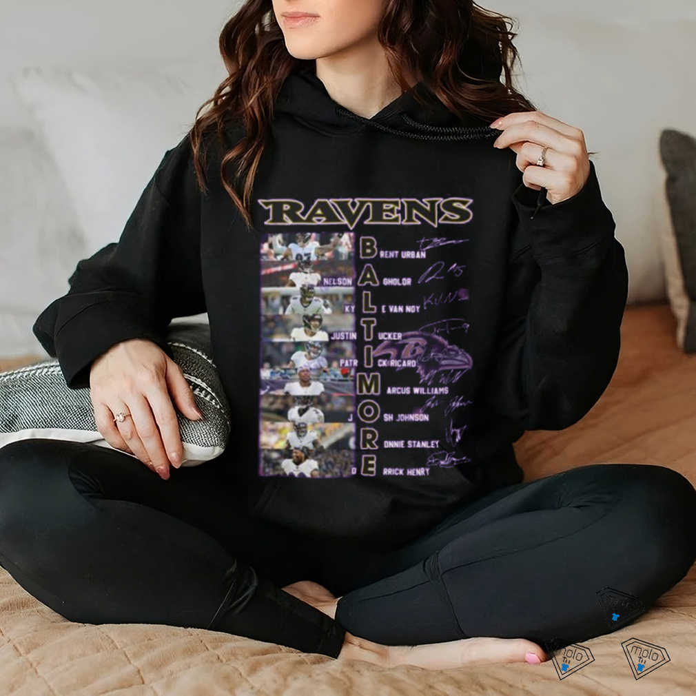 2024 Baltimore Ravens Team Signature Unisex T Shirt 2024 Baltimore Ravens Team Signature Unisex T Shirt