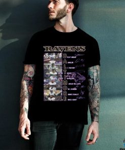 2024 Baltimore Ravens Team Signature Unisex T Shirt