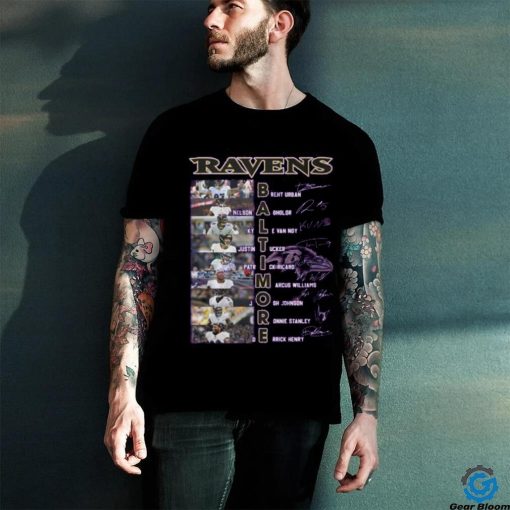 2024 Baltimore Ravens Team Signature Unisex T Shirt
