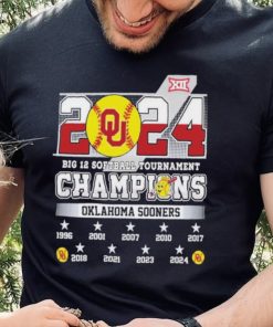 2024 Big 12 Softball Tournament Champions Oklahoma Sooners NCAA T Shirt