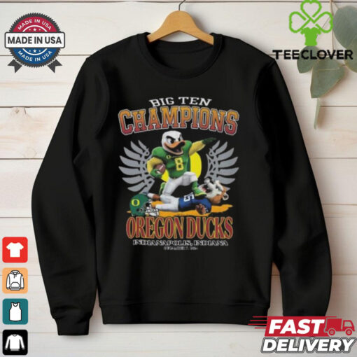 2024 Big Ten Champions Oregon Ducks Indianapolis T Shirt