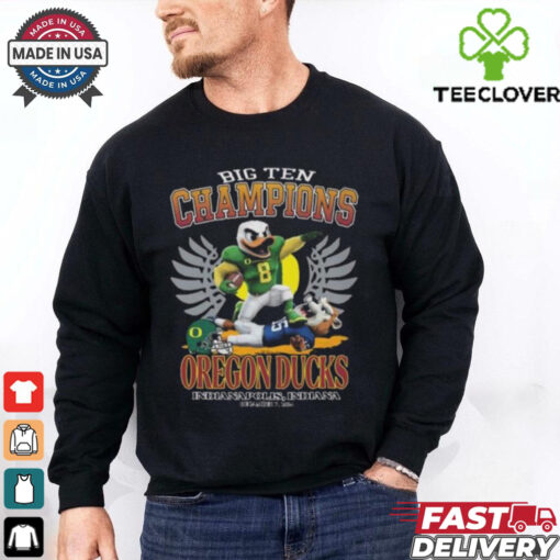2024 Big Ten Champions Oregon Ducks Indianapolis T Shirt