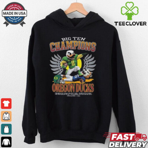 2024 Big Ten Champions Oregon Ducks Indianapolis T Shirt