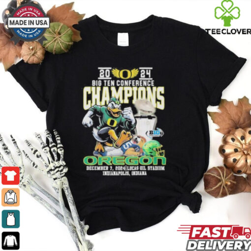 2024 Big Ten Conference Champions Oregon Ducks Mascot Shirt
