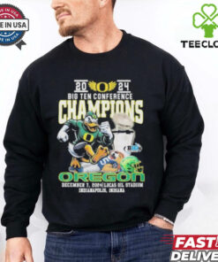 2024 Big Ten Conference Champions Oregon Ducks Mascot Shirt