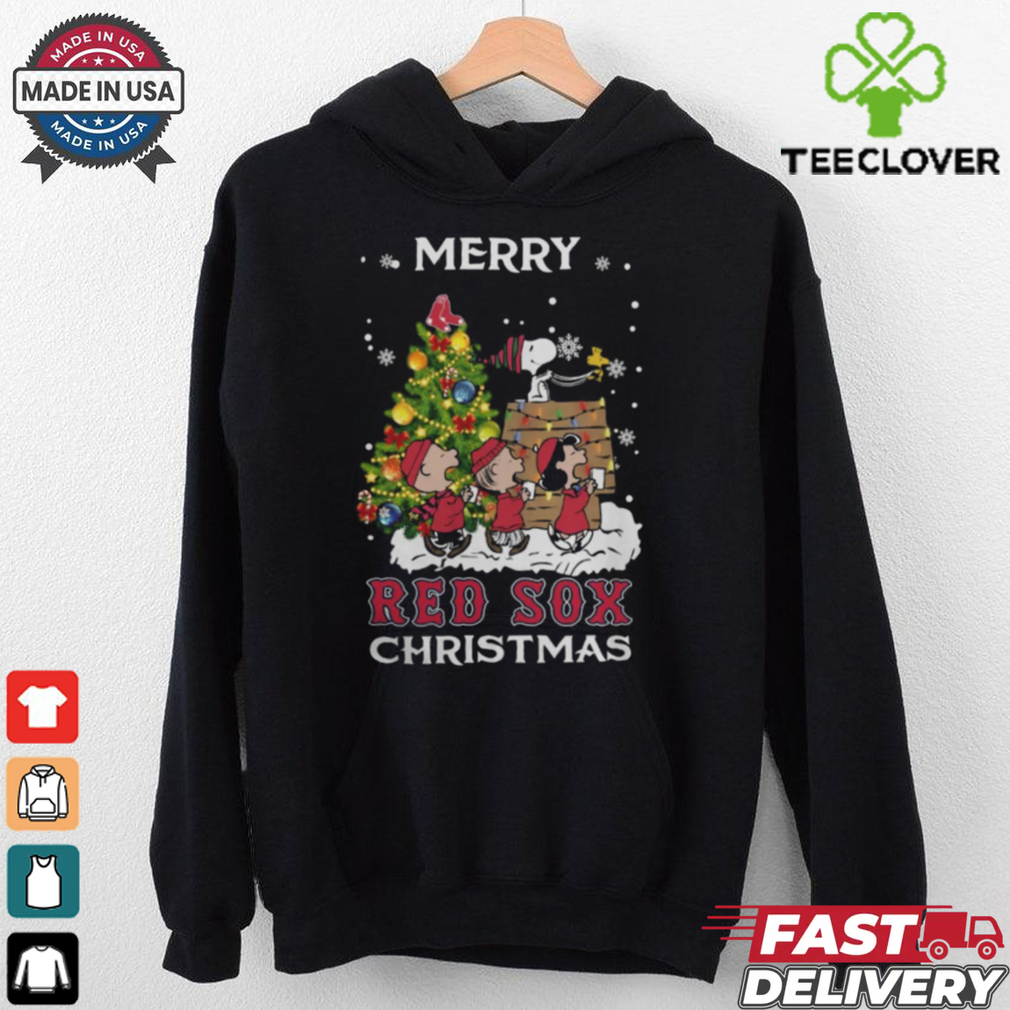 2024 Boston Red Sox Snoopy And Friends Merry Christmas Shirt 2024 Boston Red Sox Snoopy And Friends Merry Christmas Shirt