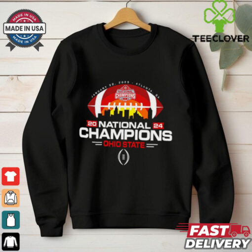 2024 CFP National Champs Ohio State Buckeyes Skyline shirt