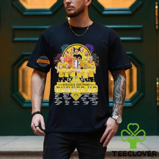 2024 Champions League Borussia Dortmund Runner Up Signature T Shirt