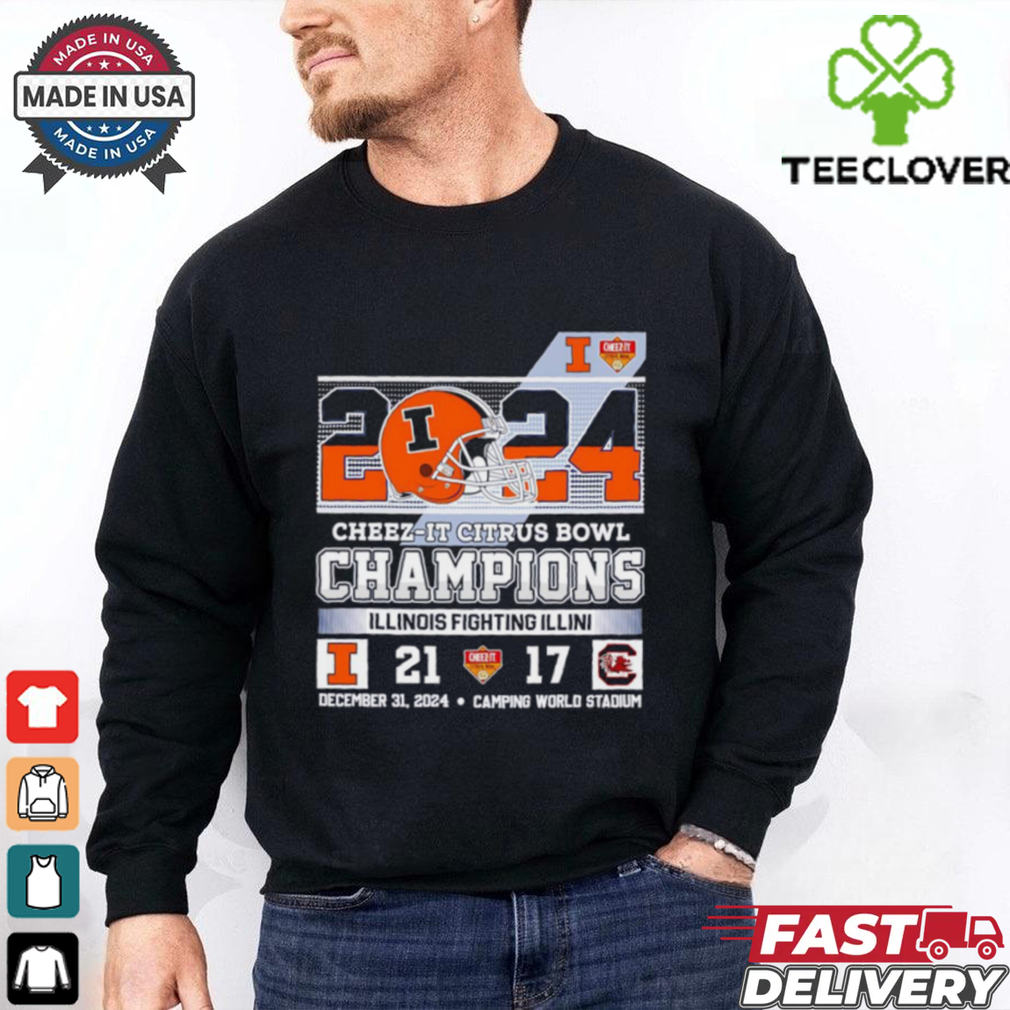2024 Cheez it Citrus Bowl Champions Illinois Fighting Illini score shirt Fan Favorite 2024 Cheez it Citrus Bowl Champions Illinois Fighting Illini score shirt Fan Favorite