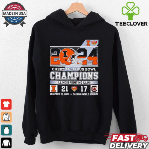 2024 Cheez it Citrus Bowl Champions Illinois Fighting Illini score shirt  Fan Favorite