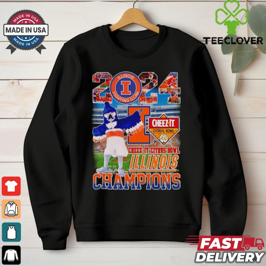 2024 Cheez it Citrus Bowl Illinois Champions mascot shirt Fan Favorite 2024 Cheez it Citrus Bowl Illinois Champions mascot shirt Fan Favorite