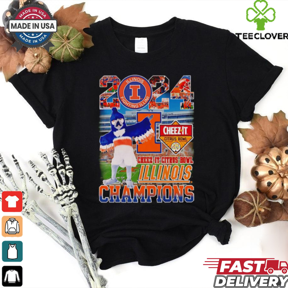 2024 Cheez it Citrus Bowl Illinois Champions mascot shirt Fan Favorite 2024 Cheez it Citrus Bowl Illinois Champions mascot shirt Fan Favorite