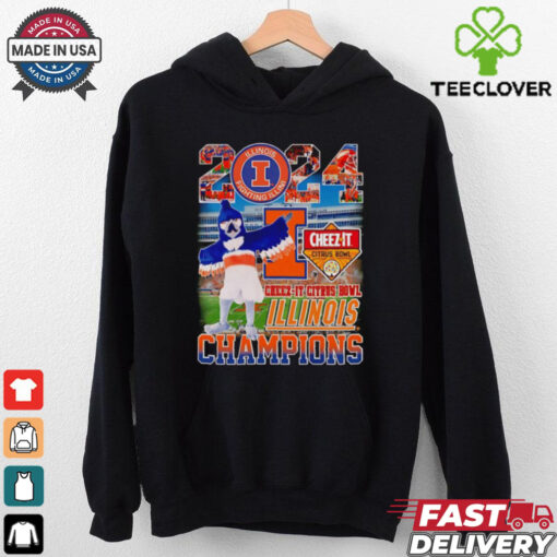 2024 Cheez it Citrus Bowl Illinois Champions mascot shirt  Fan Favorite