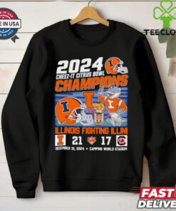 2024 Cheez it Citrus Bowl Illinois Fighting Illini score mascot shirt  Fan Favorite